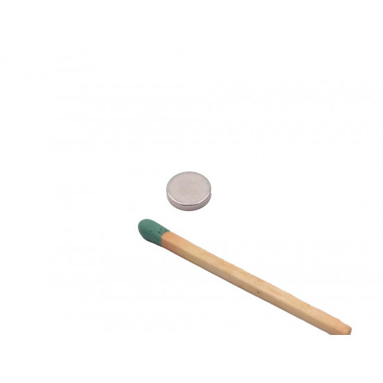 Ímã de neodímio 9,5x2,5 mm - N35